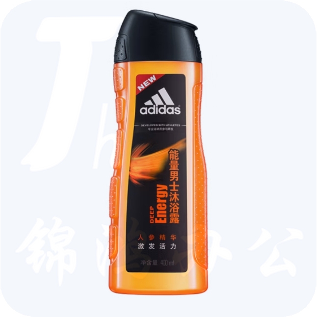 阿迪达斯 沐浴露400ml男士能量沐浴液 清凉舒爽长久留香