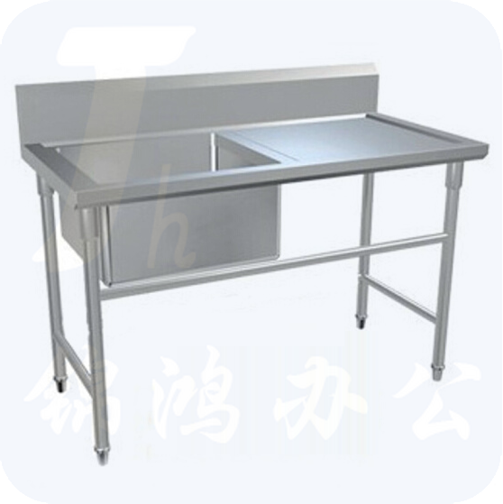 不锈钢收残台180×80CM