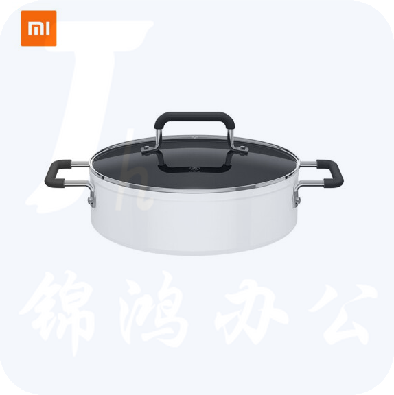 米家 小米知吾煮汤锅4L 食品级不黏涂层 耐腐蚀易清洗 26cm大口径