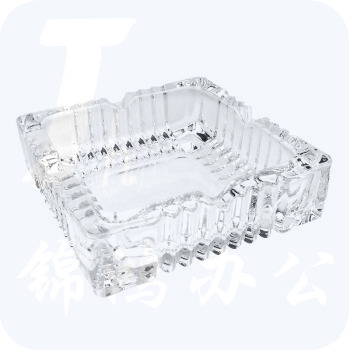 烟灰缸  方形玻璃 烟缸  烟灰缸 约15cm