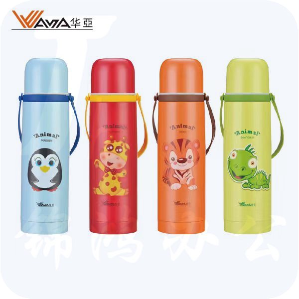 华亚 儿童保温杯 卡通款  颜色随机  500ml