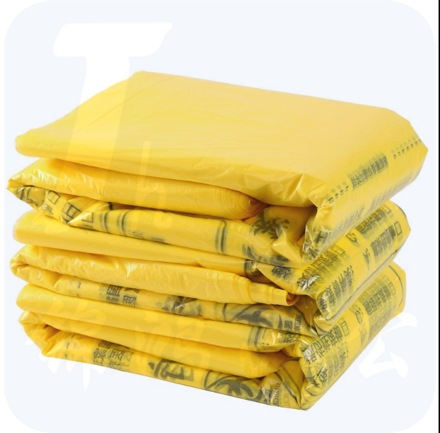 黄色垃圾袋垃圾袋大号加厚  80*90cm50个