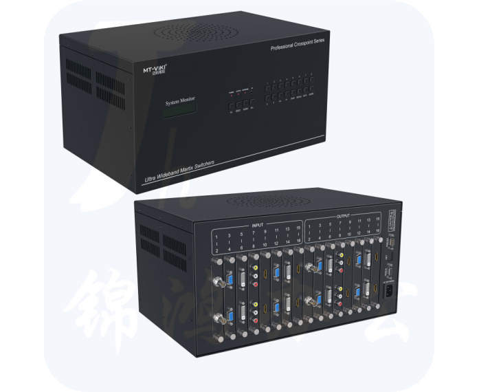 迈拓维矩 MT-HC1616 16进16出插卡式混合矩阵切换器 视频会议分配器大屏拼接处理器