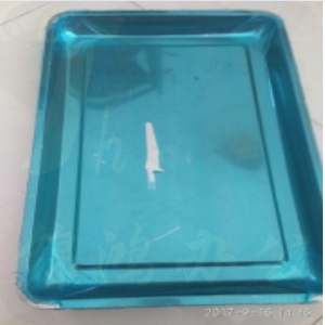 巨联（JULIAN）不锈钢蒸盘米饭盘  60*40*4.8cm