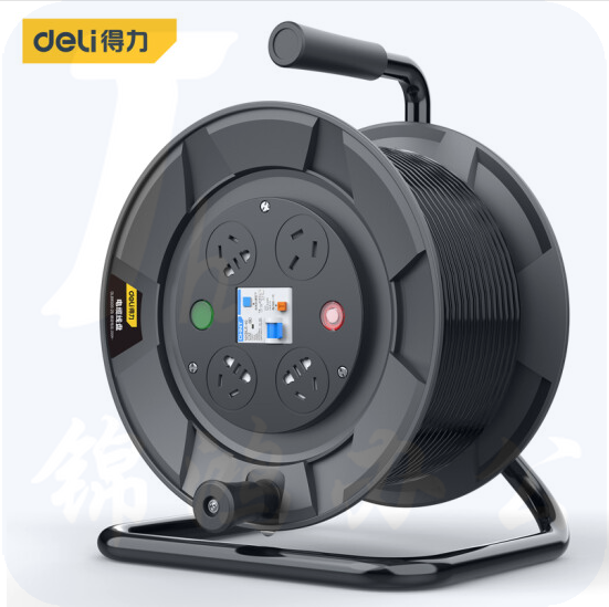 得力(deli) 工程接线盘 移动电缆线盘30米*2.5平方   DL8830S-25