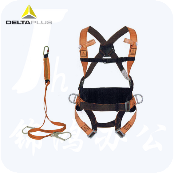 代尔塔 506102 舒适型防坠套装安全带套装高空作业套装