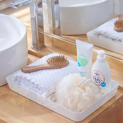 欧式长方形托盘  中号塑料盘  厨房收纳盘茶盘  货号：JC