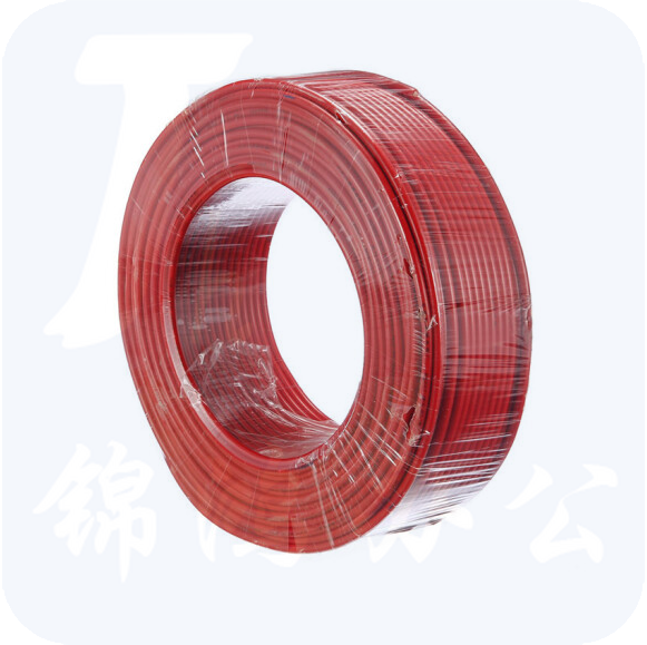 金山 BV6平方 100米/盘 单股 国标阻燃塑铜线 （红蓝绿黄双色 下单备注颜色）