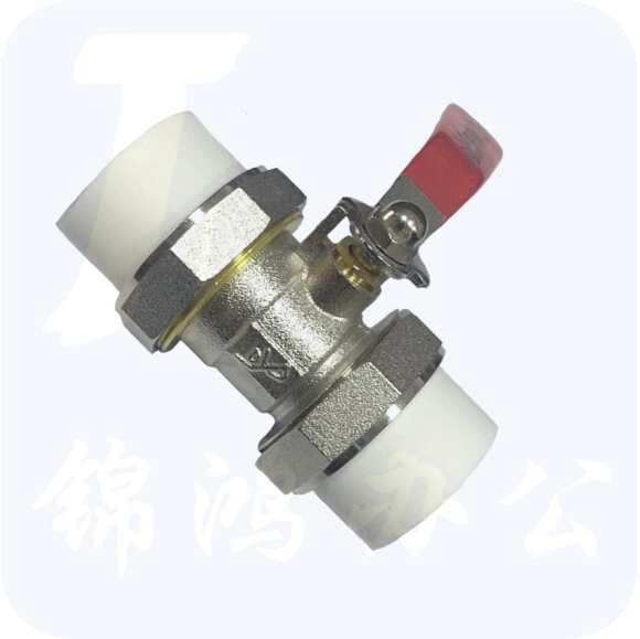 PPR 截止阀  热熔截止阀  货号：JC