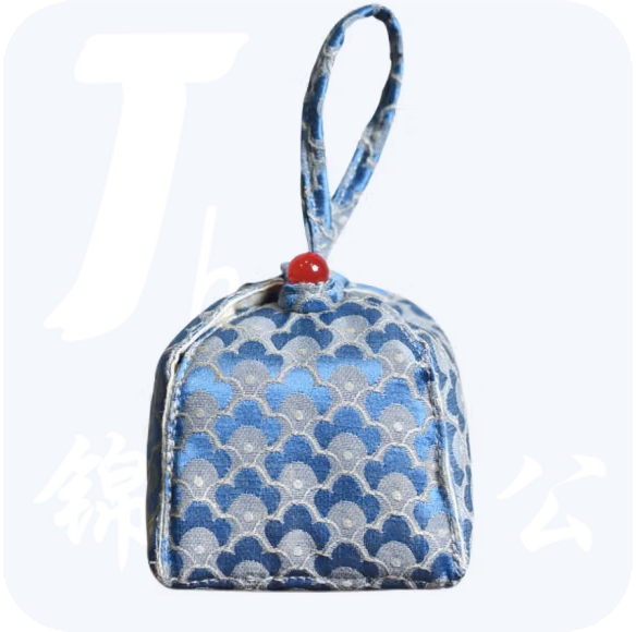 小号茶杯收纳袋 便携收纳杯袋    蓝色  货号：JC