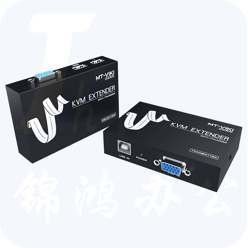 迈拓维矩MT-ED100UK kvm延长器100米vga转rj45usb键鼠网线延伸传输器