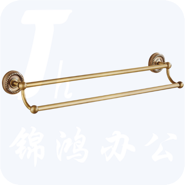 辉煌（HHSN） 5J6809-MGG 全铜仿古双杆  欧式毛巾杆  卫生间浴巾杆