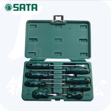 世达（SATA）8件A系列一字、十字螺丝批组套货号09306