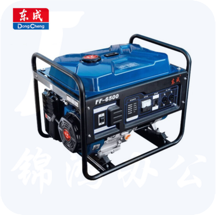 东成 FF-6500 汽油发电机5KW单相230V单缸单相手启动、