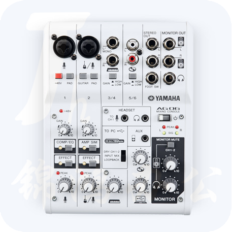 雅马哈 AG06调音台