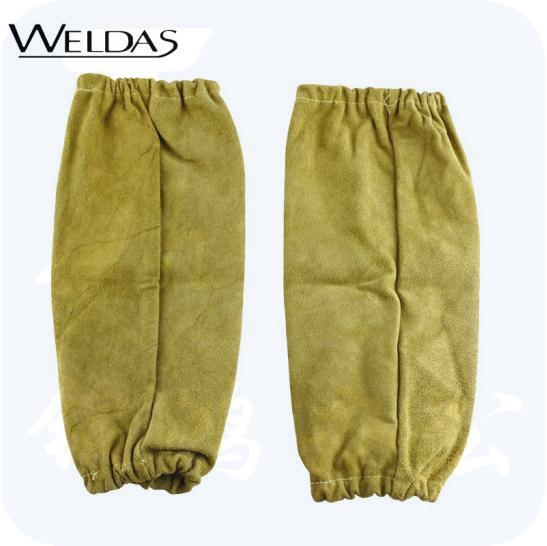 威特仕 / WELDAS 44-2316 牛皮电焊烧焊 套袖 41cm长防火隔热耐磨牛皮套袖 1副
