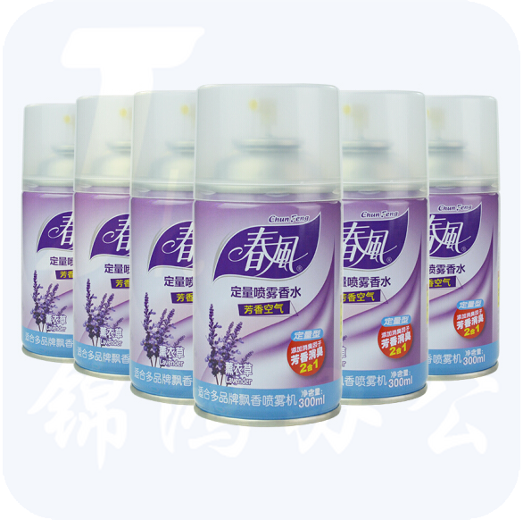春风 自动喷香机芳香剂香水  除臭空气清新剂  家用香氛喷雾 薰衣草 300ml*3瓶