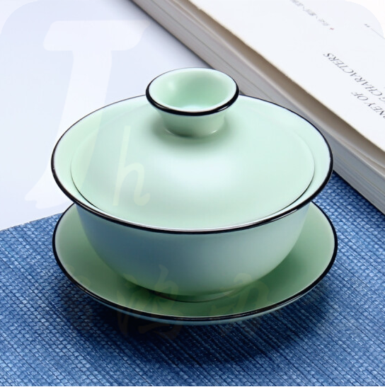盖碗茶杯 陶瓷泡茶碗  货号：GD