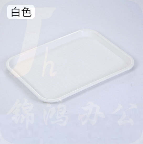 水杯托盘  长方形餐盘茶盘   29*21cm白色