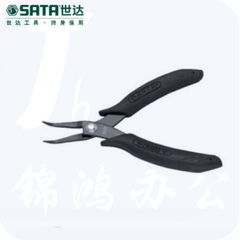 世达（SATA）防静电手柄弯嘴钳5"货号75131
