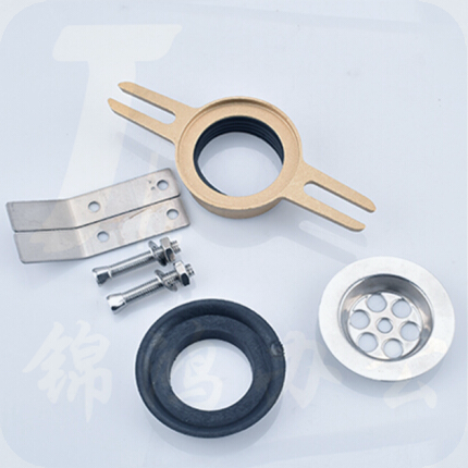 巨联（JULIAN）小便马头排水配件 小便器横排直插形易安装 2套/件