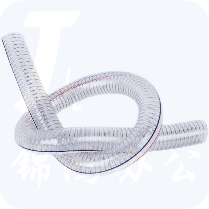 pvc钢丝软管 透明塑料管 25mm加厚油管 内径20mm