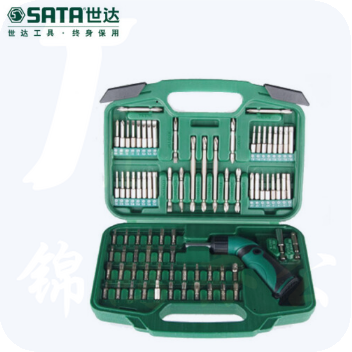 世达（SATA）80件6.3MM系列旋具头组套货号09326