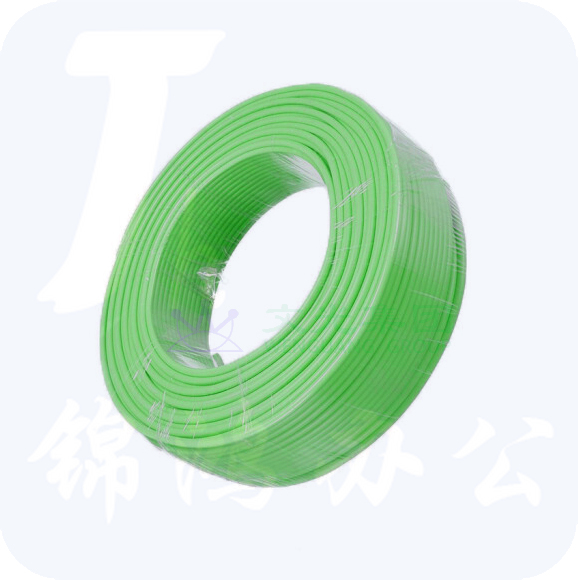 津达 WDZB-BYJ-绿色25平方 100/盘 电缆  低烟无卤塑铜线