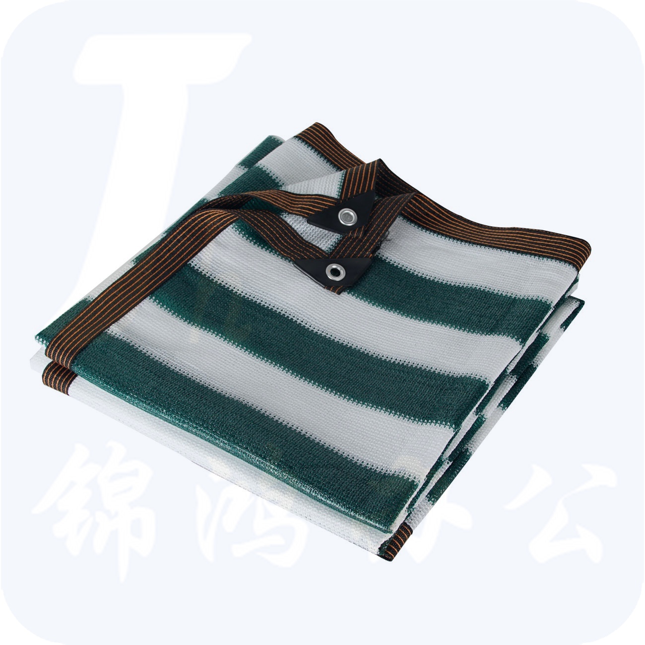 条纹遮阳网 防晒网  18针  3*3米