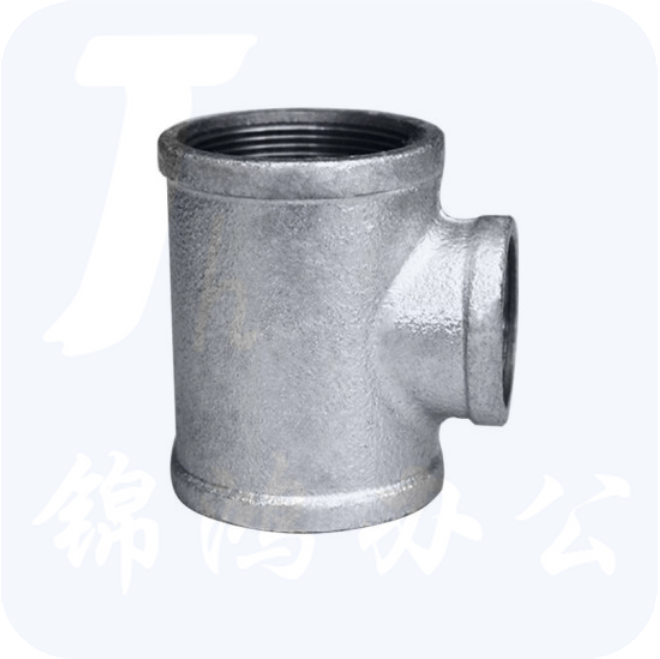 赣玛 变径三通 玛钢管件20*15 内螺纹三通