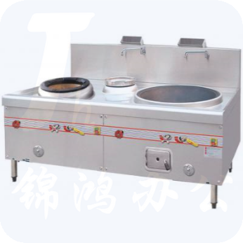 御丰820双眼大锅灶 熄火保护  2100*1150*800