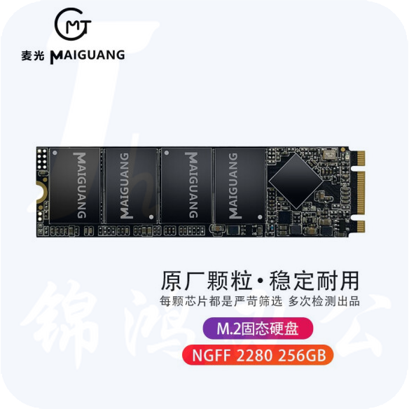 麦光（MG）SSD固态硬盘 M.2接口 SATA协议 高速读写 稳定静音 M.2固态 256G  货号：JC