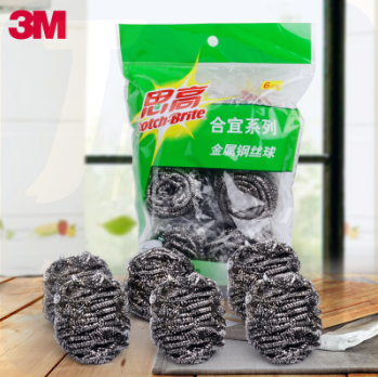 思高 金属钢丝球6个装GMSB-6*五包 30个