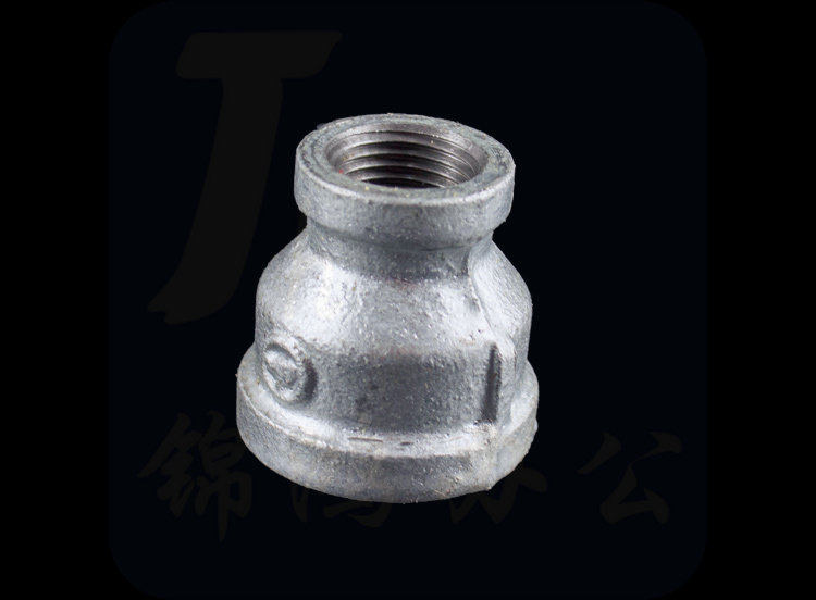 赣玛（GANMA）热镀锌玛钢管件镀锌管件大小头异径管管古20*15   300个/包