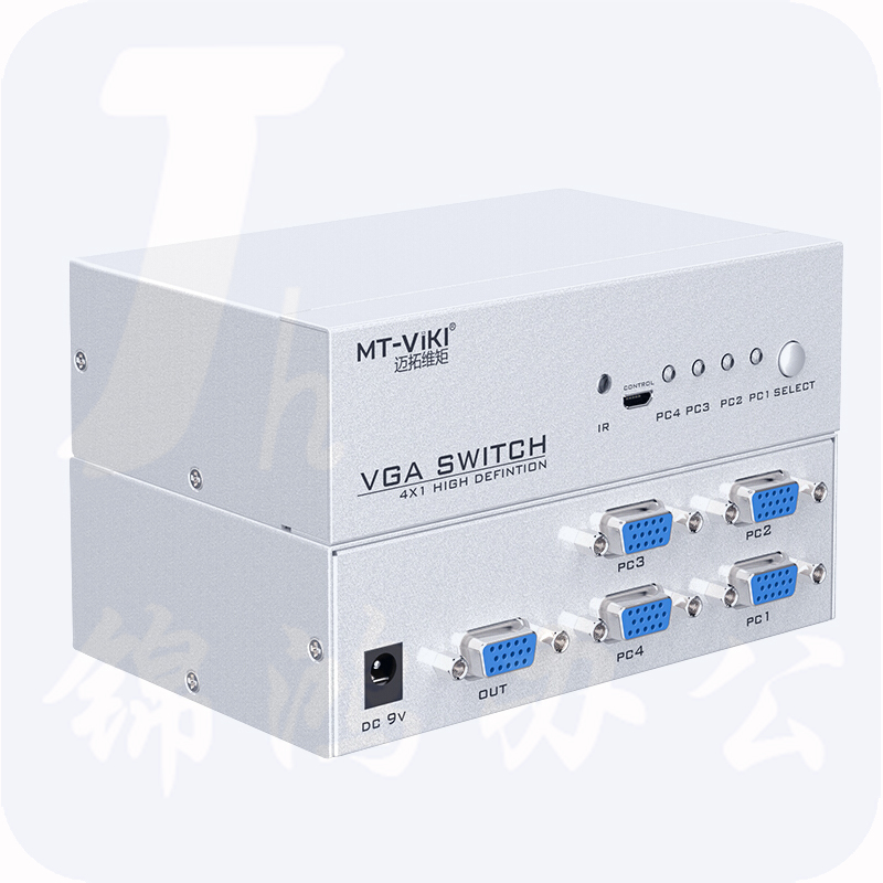 迈拓维矩MT-15-4DH 四口vga切换器4进1出显示器屏幕视频切屏器四进一出