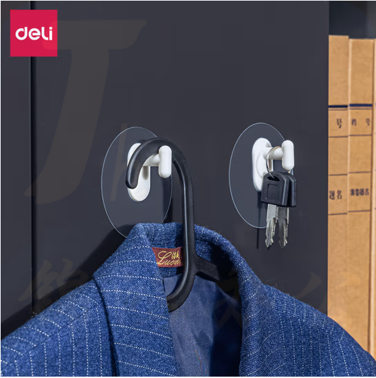 得力19373-挂钩(白色)(4个/卡)