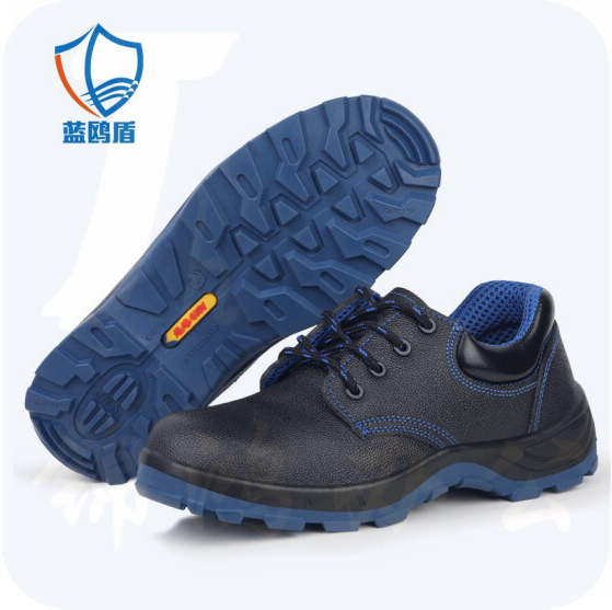 蓝鸥盾 劳保鞋男绝缘6KV电工鞋安全防砸防电耐磨实心底牛皮防护8132