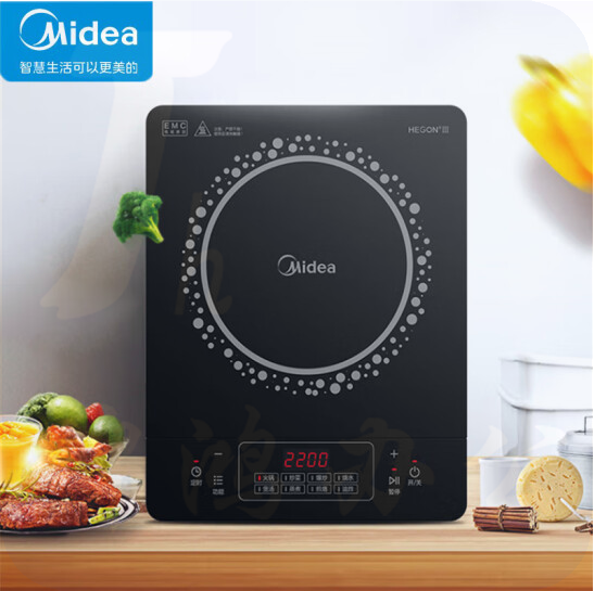 美的（Midea）电磁炉 大功率电磁灶 C22-RT22E01   货号：TXH