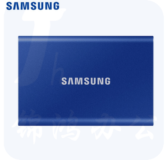三星1TB Type-c USB 3.2 移动固态硬盘（PSSD） T7 蓝色 NVMe