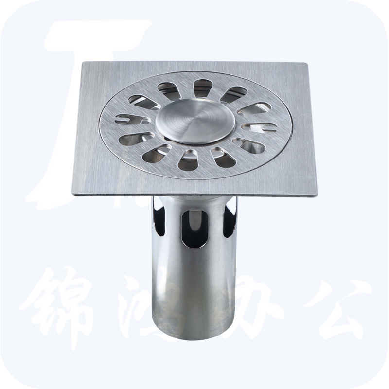 淼通 地漏防臭防虫厕所洗衣机双用地漏盖过滤网三通地漏不锈钢  双用6002