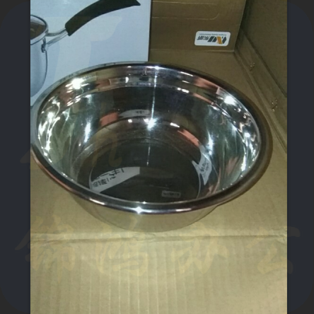巨联（JULIAN）不锈钢餐盆 18cm   适用于食堂餐厅