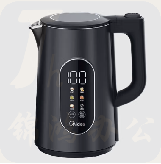 美的  1.7L大容量电热水壶烧水壶 触控恒温开水壶SHE1750  货号：JC