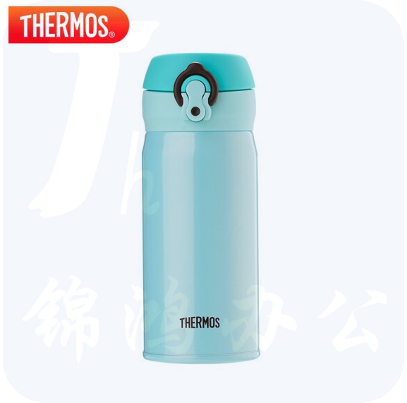 膳魔师 THERMOS JNL-350-MNT 保温杯保冷杯 不锈钢轻巧便携水杯 浅薄荷350ml