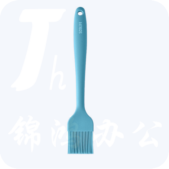 硅胶油刷子  调料刷  一体式大号油刷蓝色  货号：TX