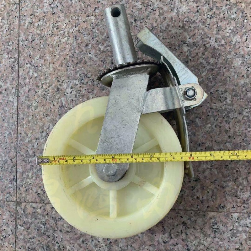 巨联（JULIAN）脚手架万向轮 带刹车（8寸）