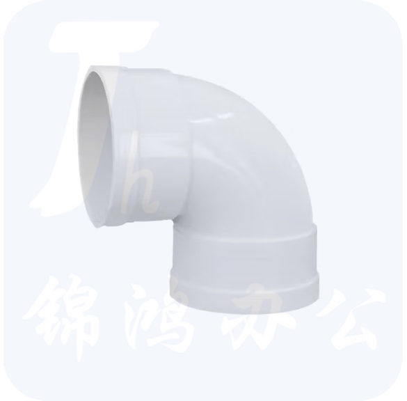 PVC排水管90度弯头 PVC90°直角弯头32mm