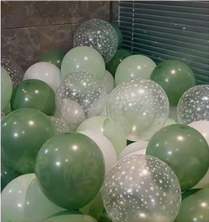 装饰气球（50个一套） 货号：LJ