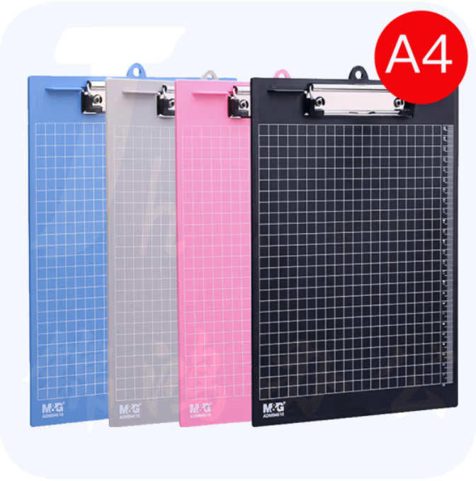 晨光A4记事板竖式塑料ADM94510透明