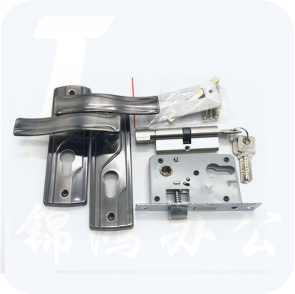  卧室门锁 标准锁体 家用防盗门把手 锁具配件