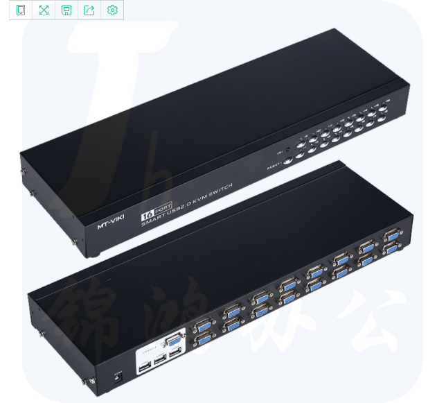迈拓维矩MT-1601UK-CH kvm切换器16口usb显示器电脑vga切换器16进1出